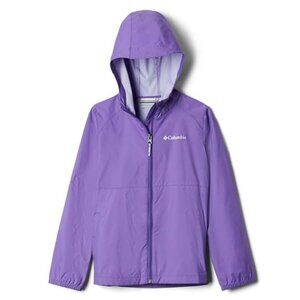 Columbia Girls' Paisley Purple Switchback II Water-Resistant Jacket Size Medium
